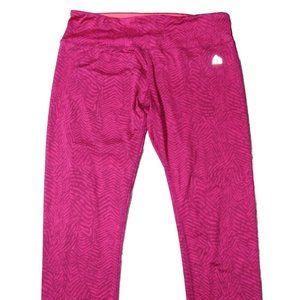RBX Women's Activewear Legging Pink & Work Out Performer Pull-on Cropped Lycra